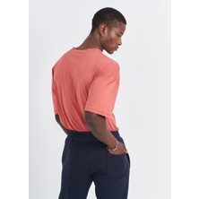 Bd Giyim Pocket Oversize Tişört Kiremit