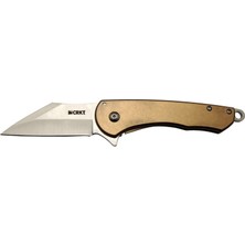 Crkt Jettison 6820 Brw Kahverengi Kamp / Outdoor Çakı 18,5cm - Yarı Otomatik, Kemerlikli, Kutulu