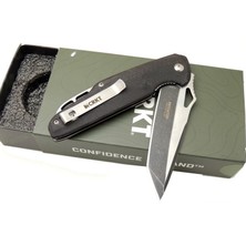 Crkt Predaor 706 Cbk Siyah Kamp / Outdoor Çakı 21CM - Yarı Otomatik, Kemerlikli, Kutulu