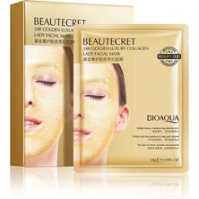 Bioaqua Kleopatra 24K Altın ve Kolajenli Bakım Maskeleri 4'lü Set 28 gr x 4 Adet