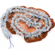 Taş Sandığı Akuamarin Taşı Şekilsiz Dizi - Kırık Taş