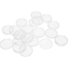 Bunblic 20PCS Temiz Yuvarlak Akrilik Para Kapsülleri Madeni Para Ekran Kılıfı - 40 mm. (Yurt Dışından)