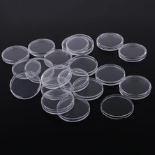 Bunblic 20PCS Temiz Yuvarlak Akrilik Para Kapsülleri Madeni Para Ekran Kılıfı - 40 mm. (Yurt Dışından)