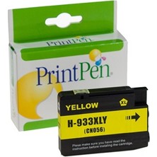 Print Pen Hp 932XL Siyah- 933XL Mavi, 933XL Kırmızı, 933XL Sarı - 1 Set  (4 Adet)