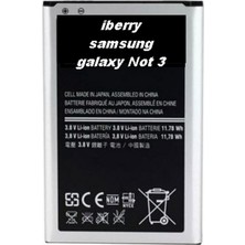 iBerry Iberrysamsung Galaxy Not 3 Batarya / Pil ( B800BE B800BC B800BU )