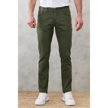ALTINYILDIZ CLASSICS Erkek Yeşil 360 Derece Her Yöne Esneyen Rahat Slim Fit Dar Kesim Pantolon