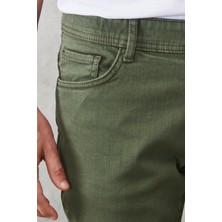 ALTINYILDIZ CLASSICS Erkek Yeşil 360 Derece Her Yöne Esneyen Rahat Slim Fit Dar Kesim Pantolon
