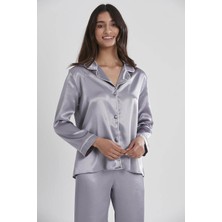 Pierre Cardin Saten Pijama Takımı 1200 Royal