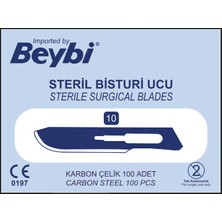 Beybi Bistürii Ucu No:10 (100'lük kutu)