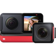 24FİLM INSTA360 One Rs Twin Edition Aksiyon Kamera + 120 cm Selfiestick Türkiye Distribütör Garantili