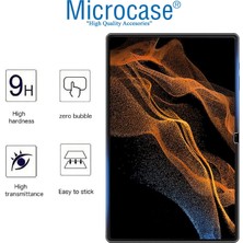 Microcase Samsung Galaxy Tab S8 Ultra SM-X900 Tempered Cam Koruma