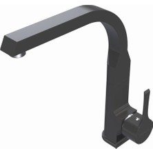 Polex Cristalüx Granit Eviye P-03+Luxury Antrasit
