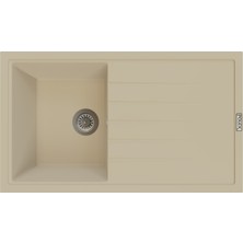Polex Cristalüx Granit Eviye P-03+Swan-3 Bej