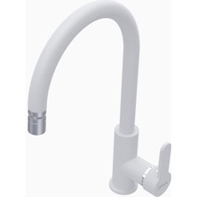 Polex Cristalüx Granit Eviye P-08+Swan-3 Beyaz