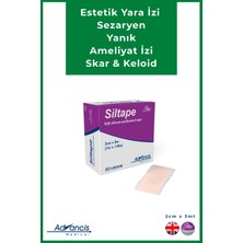 Advancis UK Siltape Soft Silikon Bant -dikiş izi-sezaryen-yanık-estetik 2cm x 3mt