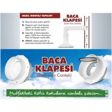 Erplassan Sızdırmaz Contalı Davlumbaz Baca Klapesi
