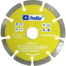 Fivestar Meridyen Elmas Beton Granit Kesici Segmentli 115 mm