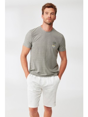 Nautica Premium Jakarlı Şort Takım