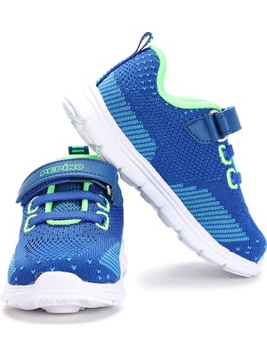 Kiko Kids Pepi 658 Günlük Kız/erkek Çocuk Cırtlı Spor Ayakkabı Saks