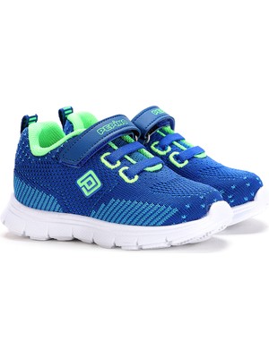Kiko Kids Pepi 658 Günlük Kız/erkek Çocuk Cırtlı Spor Ayakkabı Saks