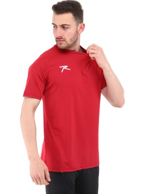 Raru Teamswear Erkek Basic T-Shirt Sırca Kırmızı