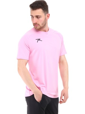 Raru Teamswear Erkek Basic T-Shirt Sırca Pembe