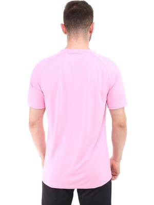 Raru Teamswear Erkek Basic T-Shirt Sırca Pembe