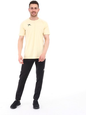 Raru Teamswear Erkek Basic T-Shirt Sırca Krem