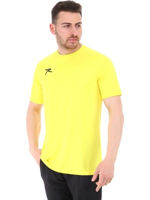 Raru Teamswear Erkek Basic T-Shirt Sırca Sarı