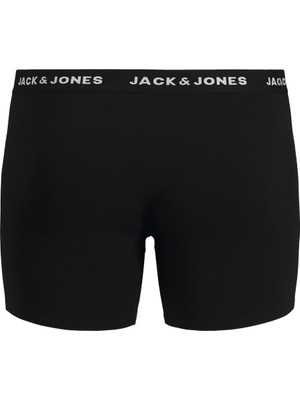 Jack & Jones 5'li Düz Renk Logolu Boxer-12194944