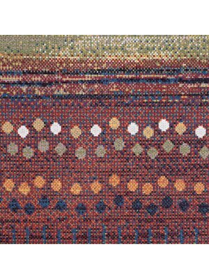 Marsa Halı Şönil Dokuma Pamuk Taban Halı Kilim Yolluk Dekoratif Dijital Baskı Halı Yıkanabilir 160 x 230 cm