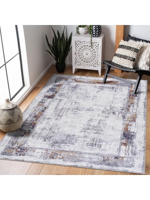 Marsa Halı Şönil Dokuma Pamuk Taban Halı Kilim Yolluk Dekoratif Dijital Baskı Halı Yıkanabilir 60 x 100 cm