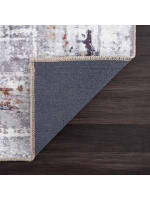 Marsa Halı Şönil Dokuma Pamuk Taban Halı Kilim Yolluk Dekoratif Dijital Baskı Halı Yıkanabilir 100 x 350 cm