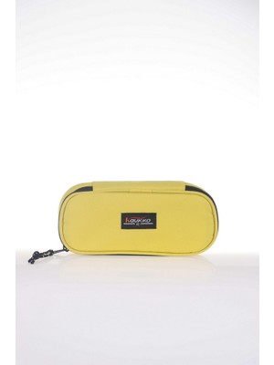 Kaukko Özel Bölmeli Kalem Kutusu 10X22X5 Sarı (K2264)