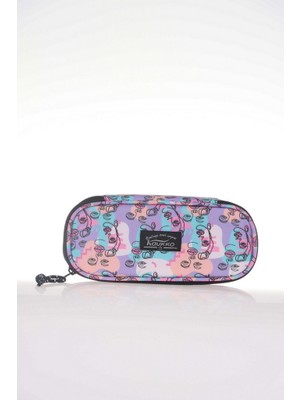 Kaukko Safari Özel Bölmeli Kalem Kutusu 10X22X5 Art Face (K2279)