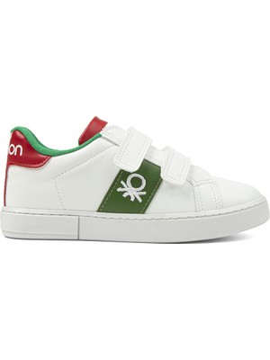 Benetton | BN-30602 - 3531 Beyaz - Çocuk Spor Ayakkabı