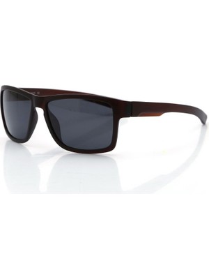 My Concept MYC 215 C216 Erkek Güneş Gözlüğü UV 400 Polarize Lens ile Mat Siyah Kare Çerçeve Özellikli
