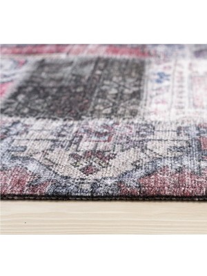 Valery Home Madrid Premium Yıkanabilir Pamuklu Kaymaz Tabanlı Orjinal Saçaklı Kilim