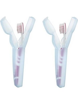 2li Diş Fırça Kutusu Kapaklı