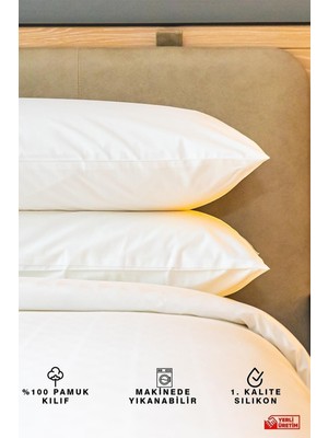 Linnda Home Microfiber Silikon Yastık 2 Adet