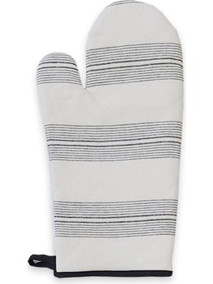 Ödel Home Buldan Keteni Çizgili Desenli 20X35 cm Mutfak Eldiveni