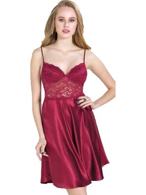 Pierre Cardin Saten Dantelli Gecelik 627
