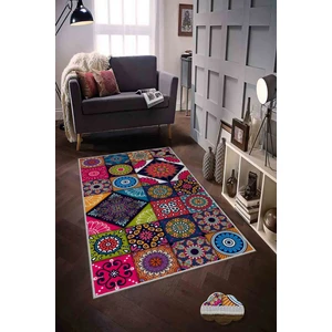 Halı Dekoratif  Özel Tasarım  Modern İnce Yıkanabilir 800 Gr /M2   Kaymaz Taban Trend Halı