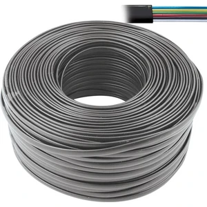 Hq Speed Yassı Köken Kablo / Flat Kablo 6 Lı 100 mt