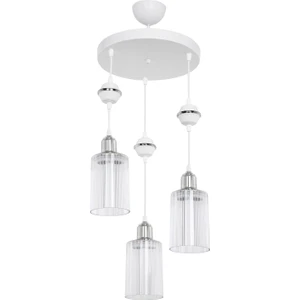 Akses Küre Krom 3'lü Şeffaf Salon Yemek Odası Oturma Odası Antre Mutfak Çocuk Odası Yatak Odası Avize