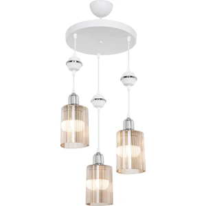 Akses Küre Krom 3'lü Üçgen Bal Salon Yemek Odası Oturma Odası Antre Mutfak Çocuk Odası Yatak Odası Avize