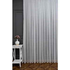 Evdepo Home Kullanıma Hazır Ekstraforlu Pilesiz Tül Perde Tek Kanat - Ekru 100 x 240 cm
