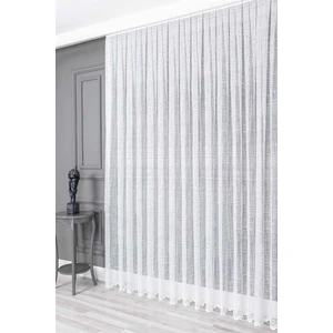 Evdepo Home Kullanıma Hazır 1/3 Sık Pile Tül Perde Tek Kanat - Ekru 110 x 240 cm