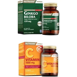 Ginkgo Biloba 60 Tablet + C Vitamini 1000 Mg 30 Tablet