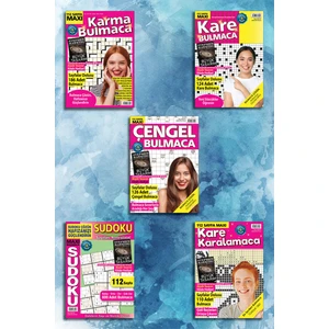Bulmaca 5 Set-5 Kitap  -Bertan Kodamanoğlu